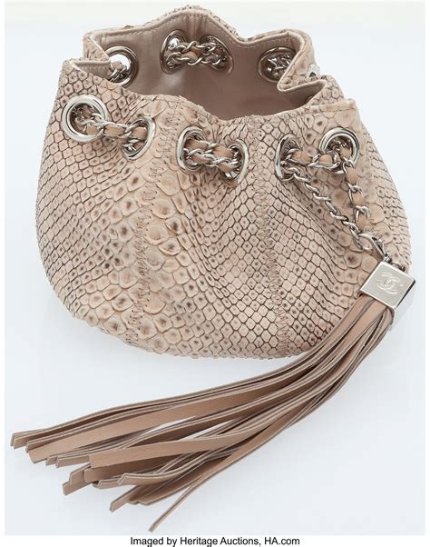 chanel bag with pearls|chanel python drawstring bag.